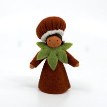 Load image into Gallery viewer, Chestnut Fairy Felted Waldorf Doll - Two Skin Tones
