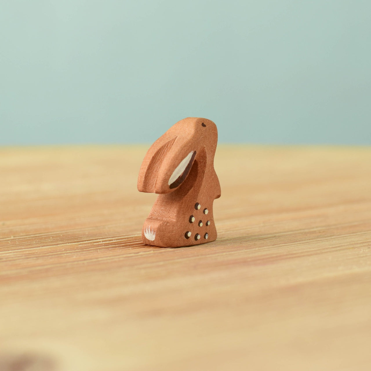 Wooden Curious Baby Rabbit