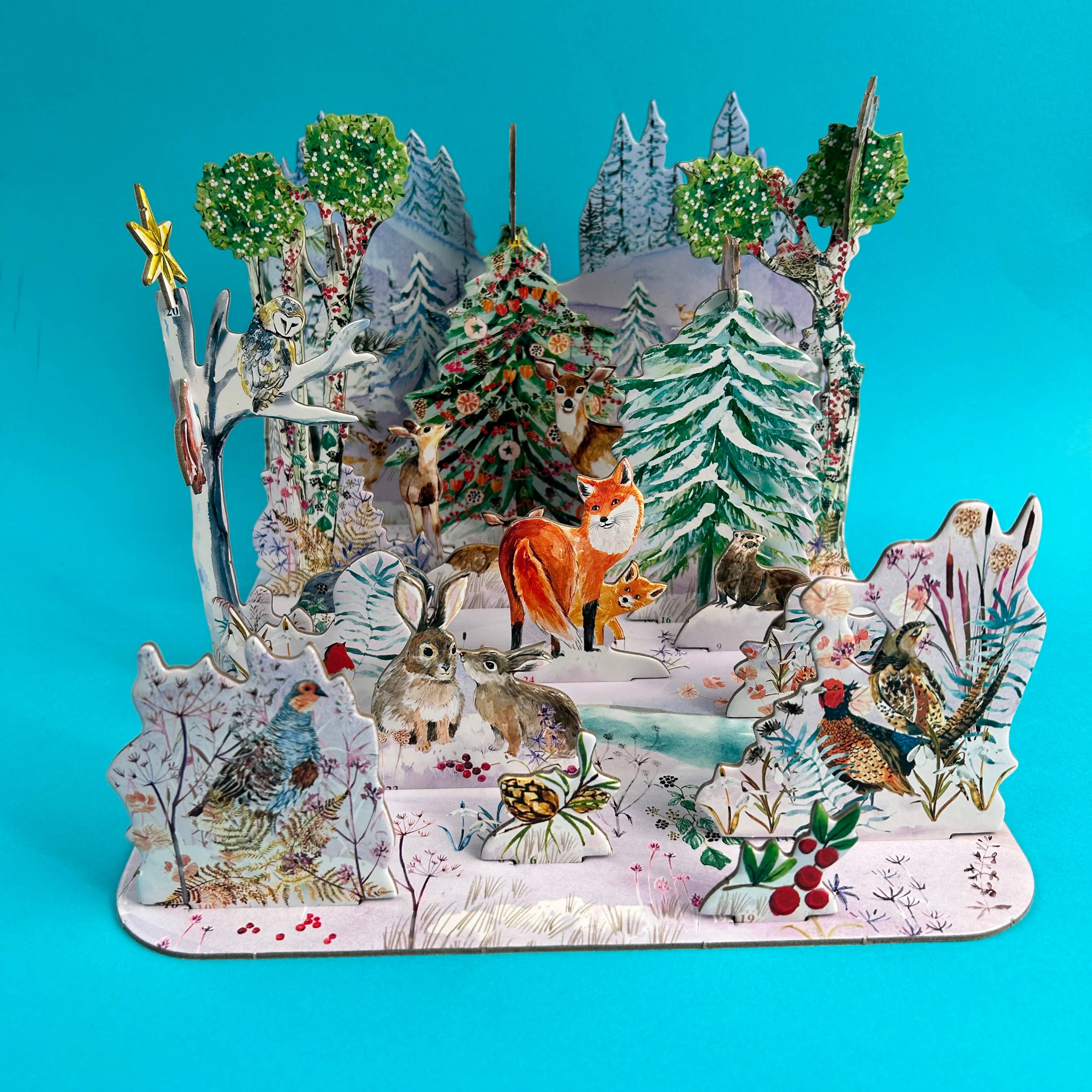 Wild Winter's Song 3-Dimensional Advent Calendar