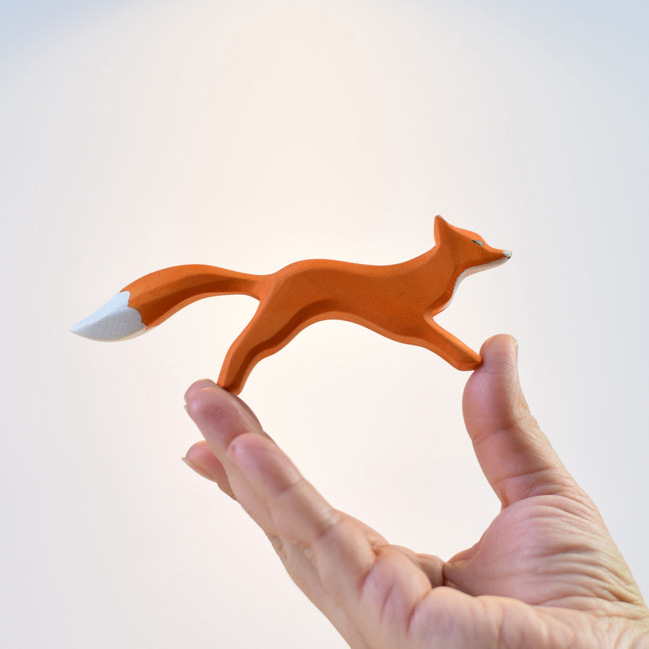 Wooden Running Fox
