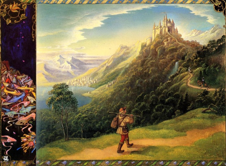 <i>The Twelve Dancing Princesses</i> by Marianna Mayer, illustrated by Kinuko Craft
