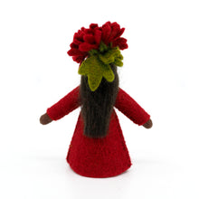 Load image into Gallery viewer, Chrysanthemum Fairy Felted Waldorf Doll
