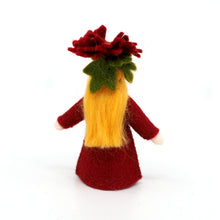 Load image into Gallery viewer, Chrysanthemum Fairy Felted Waldorf Doll
