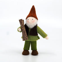 Load image into Gallery viewer, Woodsman Gnome Felted Waldorf Doll - Three Skin Tones
