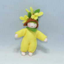Load image into Gallery viewer, Forsythia Baby Felted Waldorf Doll - two colors

