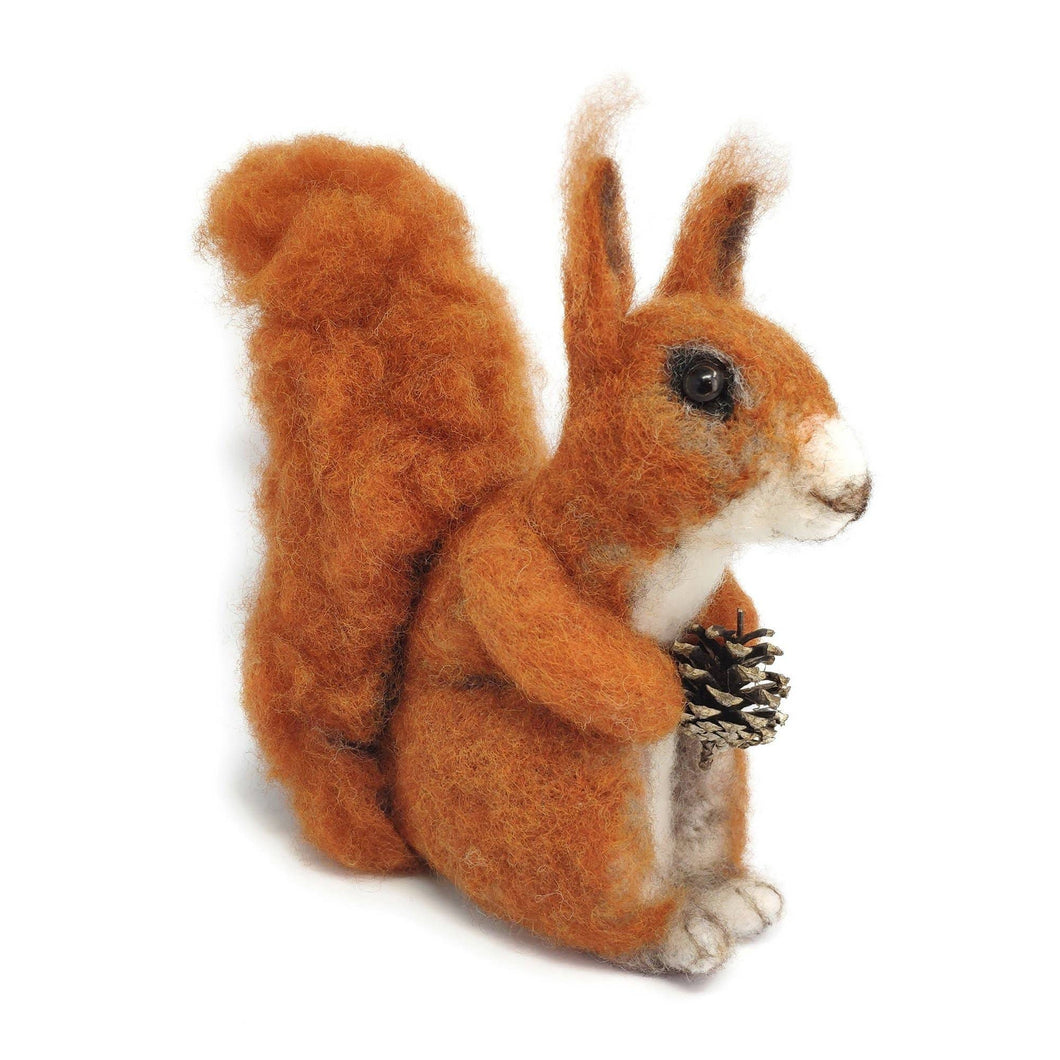 Red Squirrel Needle Felting Kit