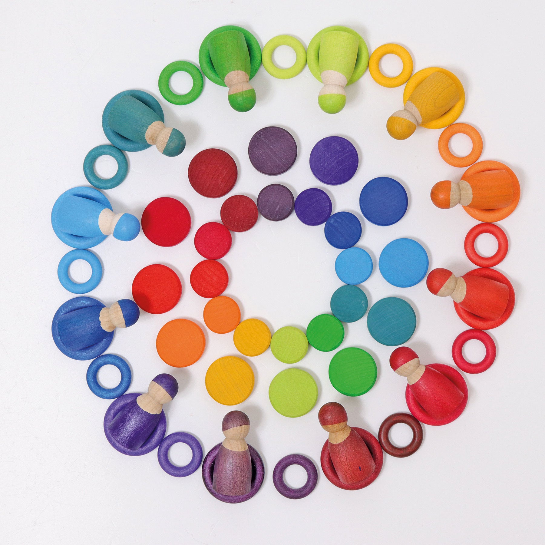 Grimm's Set of 12 Rainbow Friends