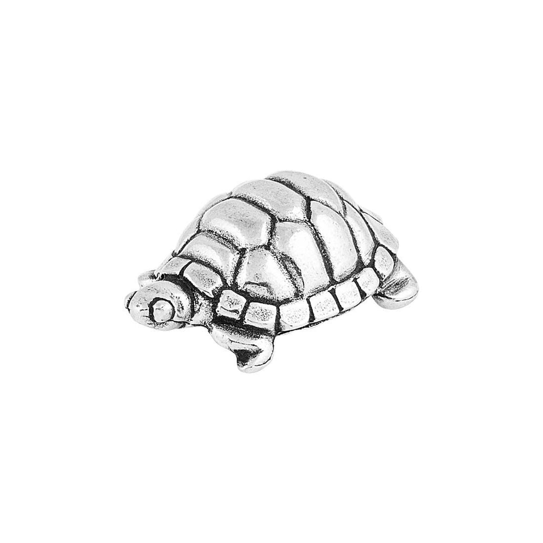 Pewter Turtle Netsuke