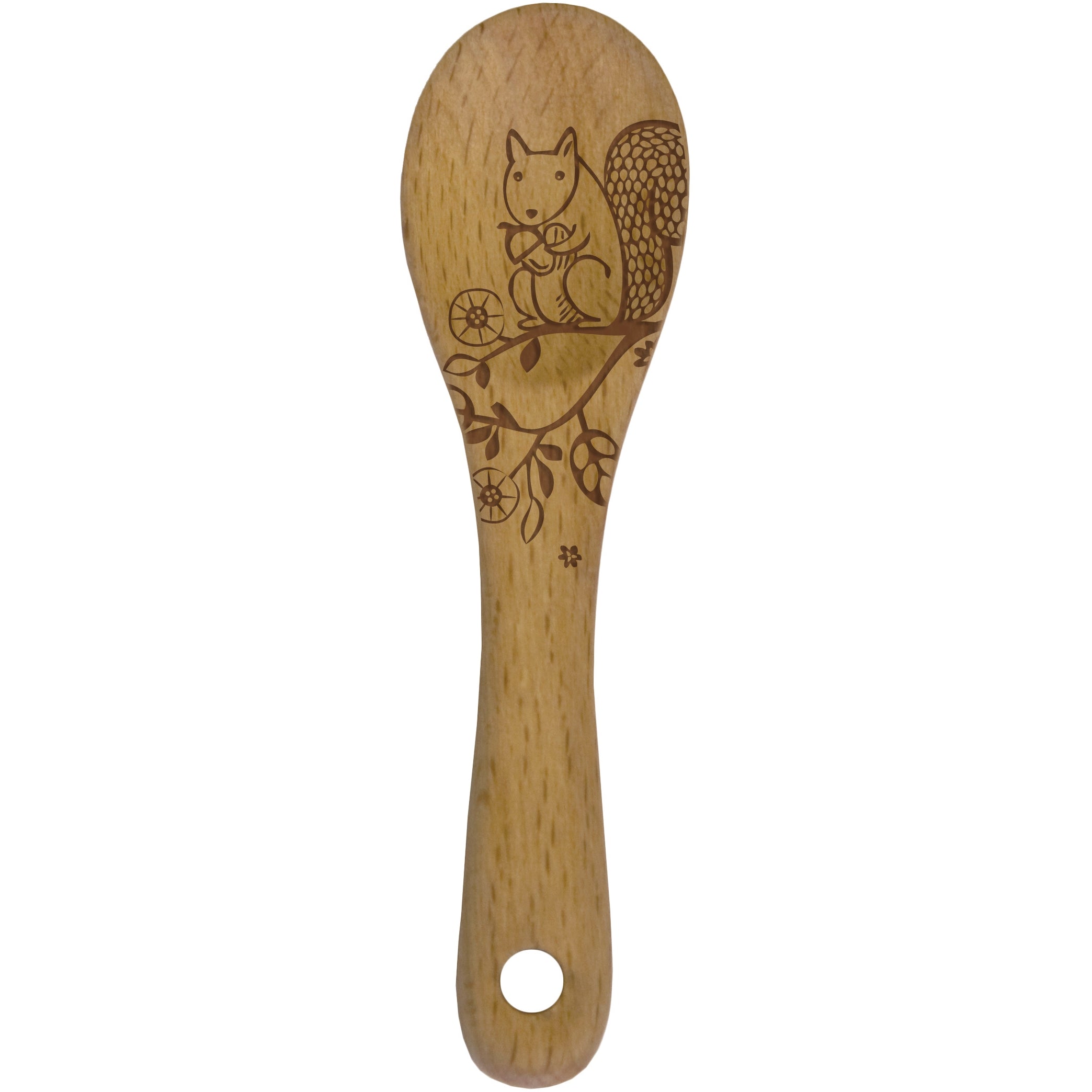 Child's Etched Wooden Spoon