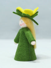 Load image into Gallery viewer, Buttercup Fairy Felted Waldorf Doll - Two Skin Colors
