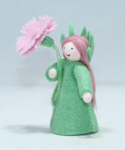 Load image into Gallery viewer, Carnation Fairy Felted Waldorf Doll - Four Skin Tones
