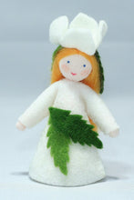 Load image into Gallery viewer, Christmas Rose Fairy Felted Waldorf Doll - Two Skin Colors
