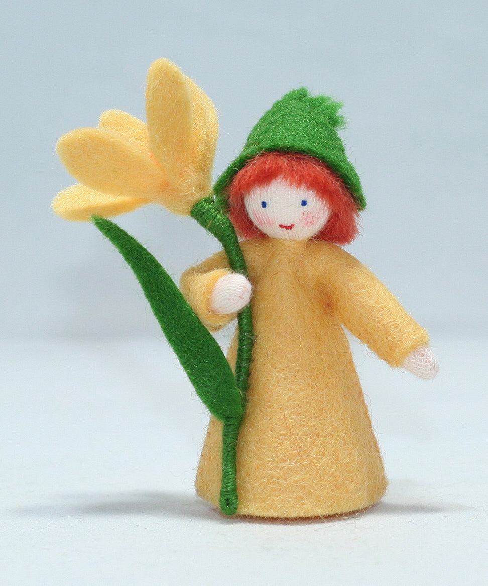 Crocus Prince Felted Waldorf Doll - Four Skin Tones