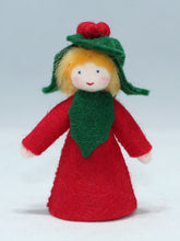 Load image into Gallery viewer, Holly Berry Prince Felted Waldorf Doll - Three Skin Tones
