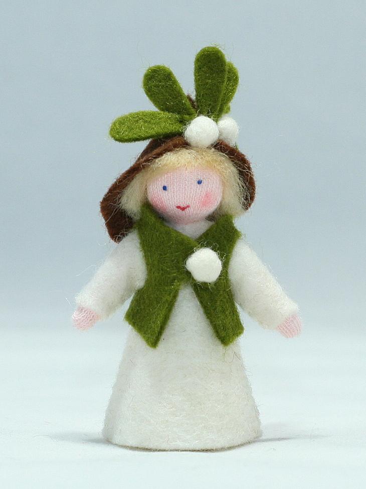 Mistletoe Prince Felted Waldorf Doll - Four Skin Tones