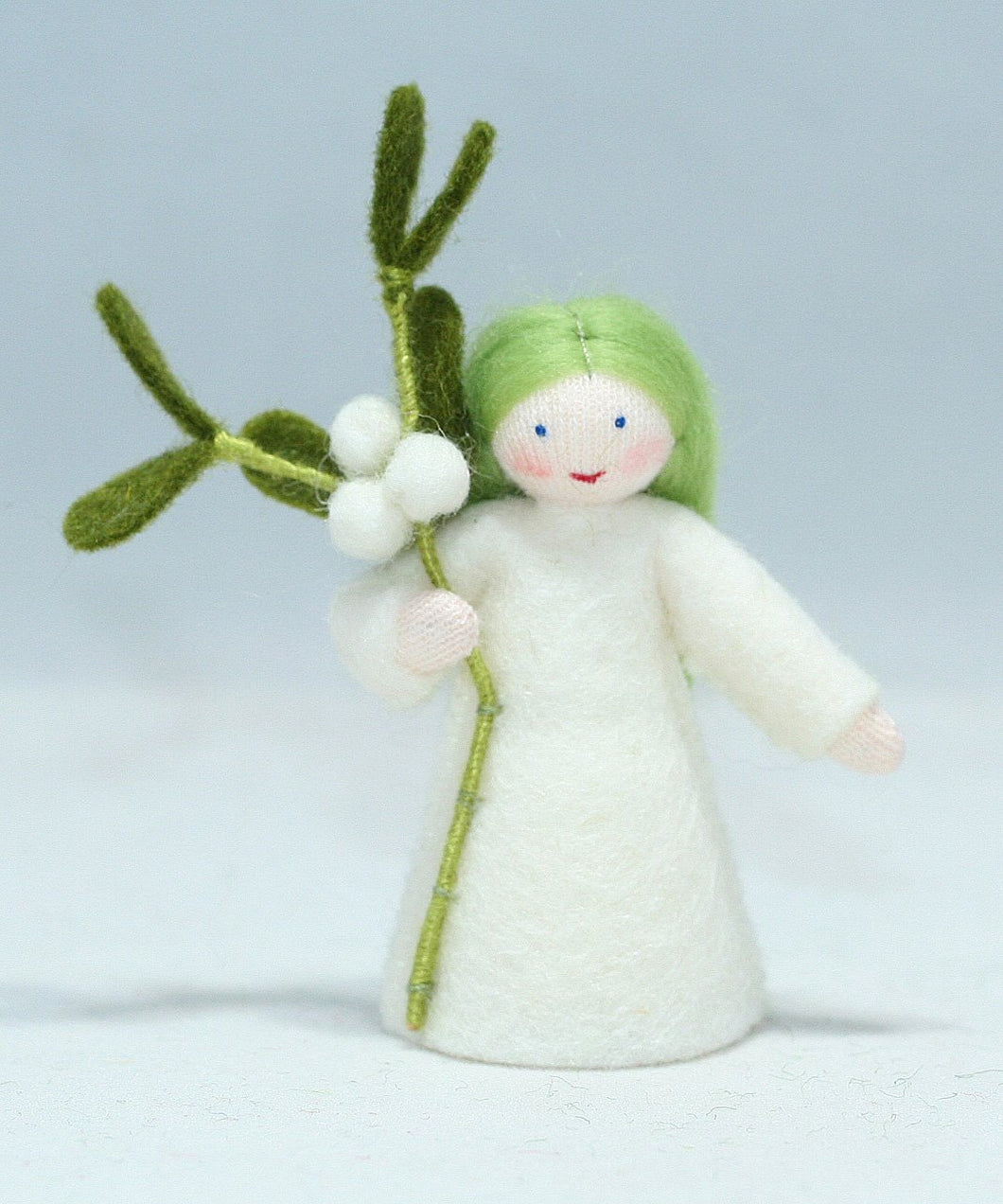 Mistletoe Fairy Felted Waldorf Doll - Four Skin Colors