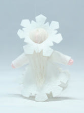 Load image into Gallery viewer, Snowflake Princess Felted Waldorf Doll - Three Skin Tones
