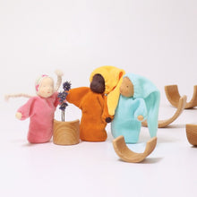 Load image into Gallery viewer, Grimm&#39;s Lavender Doll - Aqua
