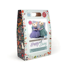 Load image into Gallery viewer, Poppy and Daisy Mice Needle Felting Kit
