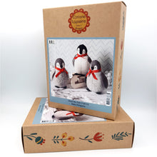 Load image into Gallery viewer, Baby Penguins Felt Craft Kit
