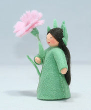 Load image into Gallery viewer, Carnation Fairy Felted Waldorf Doll - Four Skin Tones
