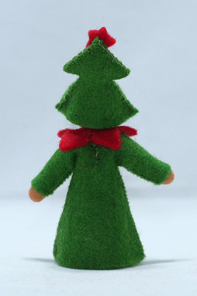 Christmas Tree Prince Felted Waldorf Doll - Four Skin Colors