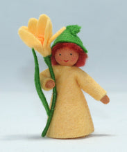 Load image into Gallery viewer, Crocus Prince Felted Waldorf Doll - Four Skin Tones
