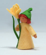 Load image into Gallery viewer, Crocus Prince Felted Waldorf Doll - Four Skin Tones
