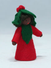 Load image into Gallery viewer, Holly Berry Prince Felted Waldorf Doll - Three Skin Tones
