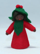 Load image into Gallery viewer, Holly Berry Prince Felted Waldorf Doll - Three Skin Tones
