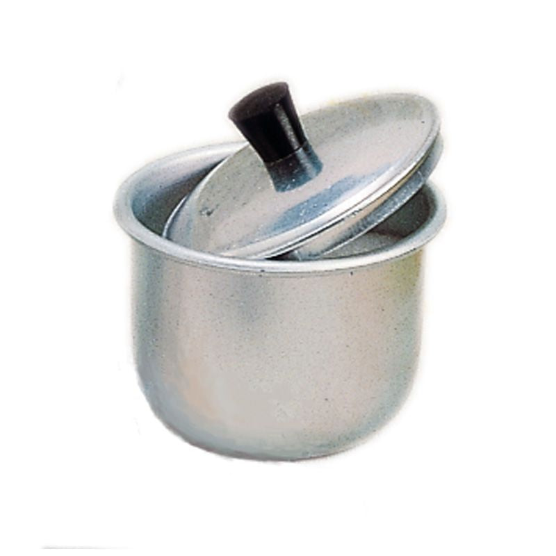 Aluminum Sugar Bowl and Cream Pitcher Set