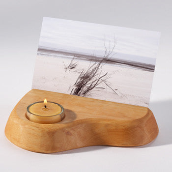 Postcard or Photo Holder with Tealight Candle