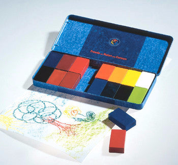 Stockmar 16 Block Crayons in Tin