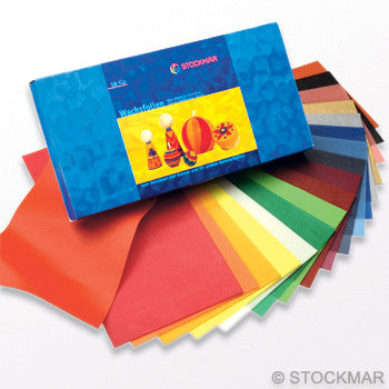 Stockmar Multicolored Wide Decorating Wax - 12 or 18 Sheet Sets