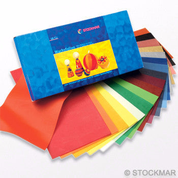 Stockmar Wide Decorating Wax Sheets - Single Colors