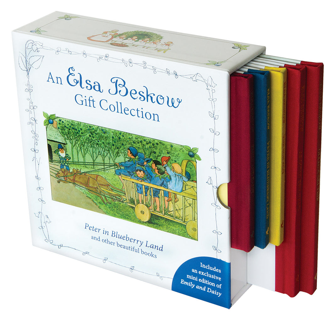 Elsa Beskow Gift Collection - Set of 5  Mini Books, including Peter in Blueberry Land