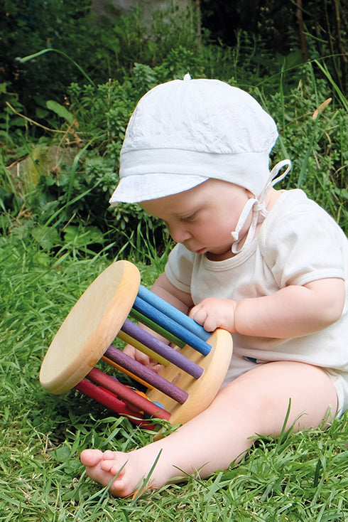 Grimm's Extra Large Rolling Rainbow Wheel with Bell