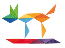 Load image into Gallery viewer, Grimm's Rainbow Wooden Star Puzzle
