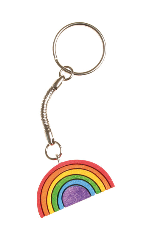 Grimm's Wood Rainbow Keyring