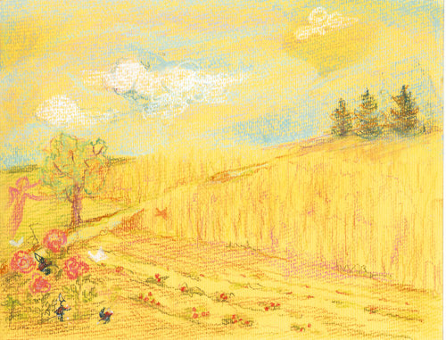<i>The Harvest Story</i> by Elizabeth Reppel, with Kristn Ramsden, illustr. by Anne Stockton