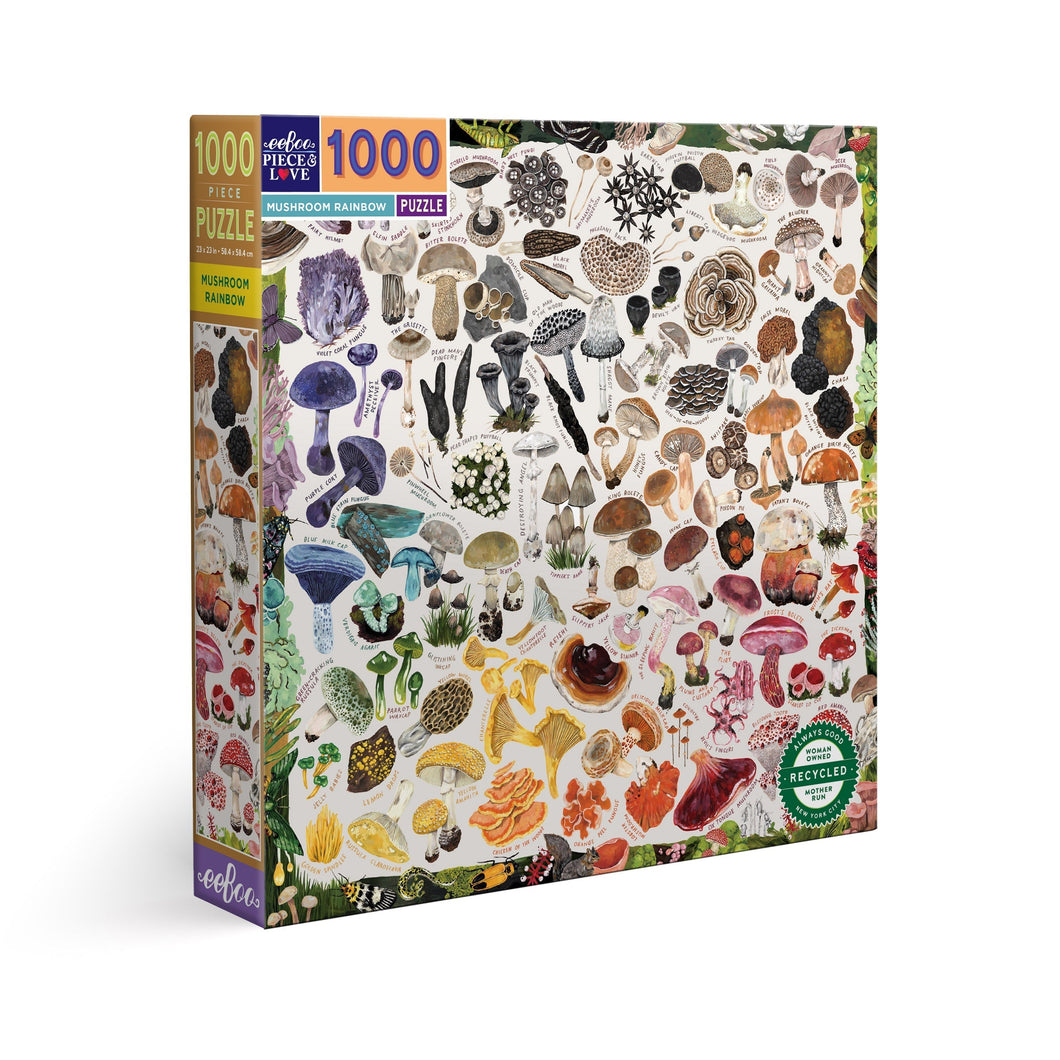 Mushroom Rainbow 1000 Piece Puzzle