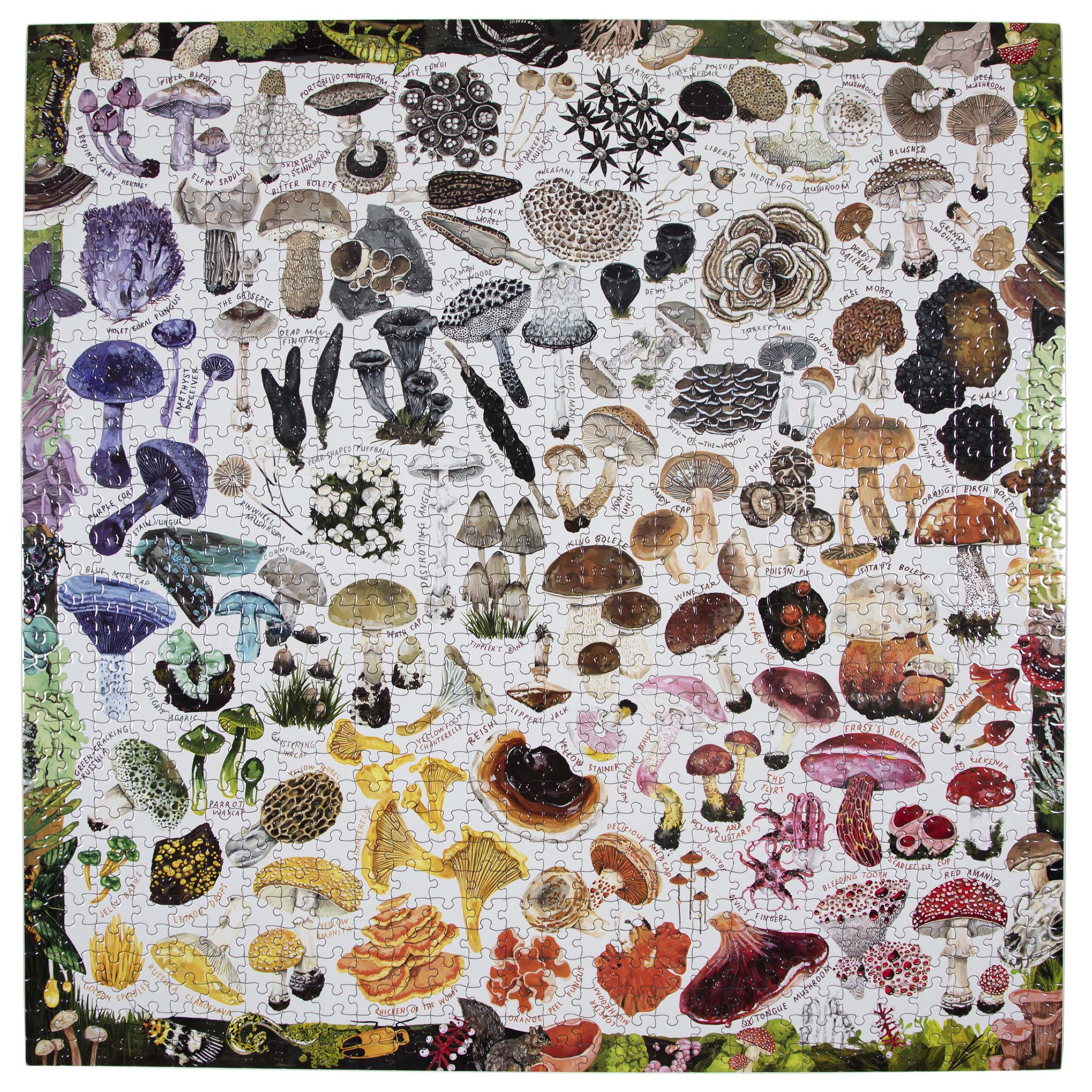 Mushroom Rainbow 1000 Piece Puzzle