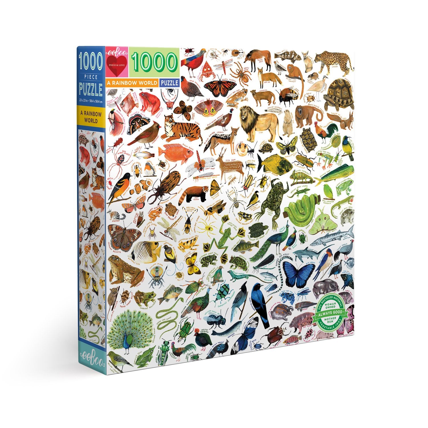 A Rainbow World 1000 Piece Puzzle