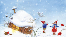 Load image into Gallery viewer, &lt;i&gt;Pippa and Pelle in the Winter Snow&lt;/i&gt; by Daniela Drescher
