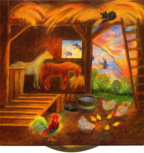 In the Evening - Turning Wheel Story Card