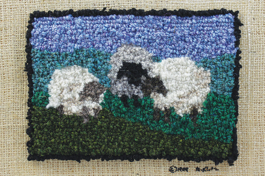 Wooly Sheep Rug Hooking Kit