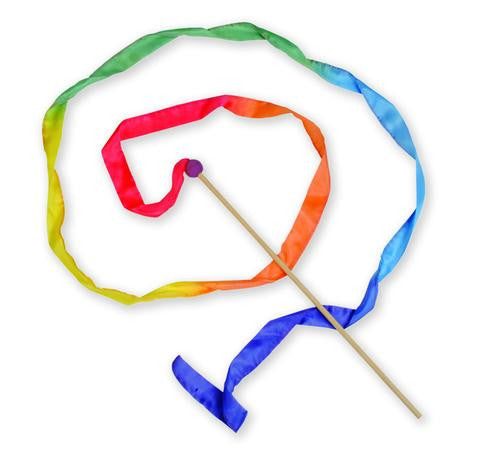 Rainbow Silk Streamer