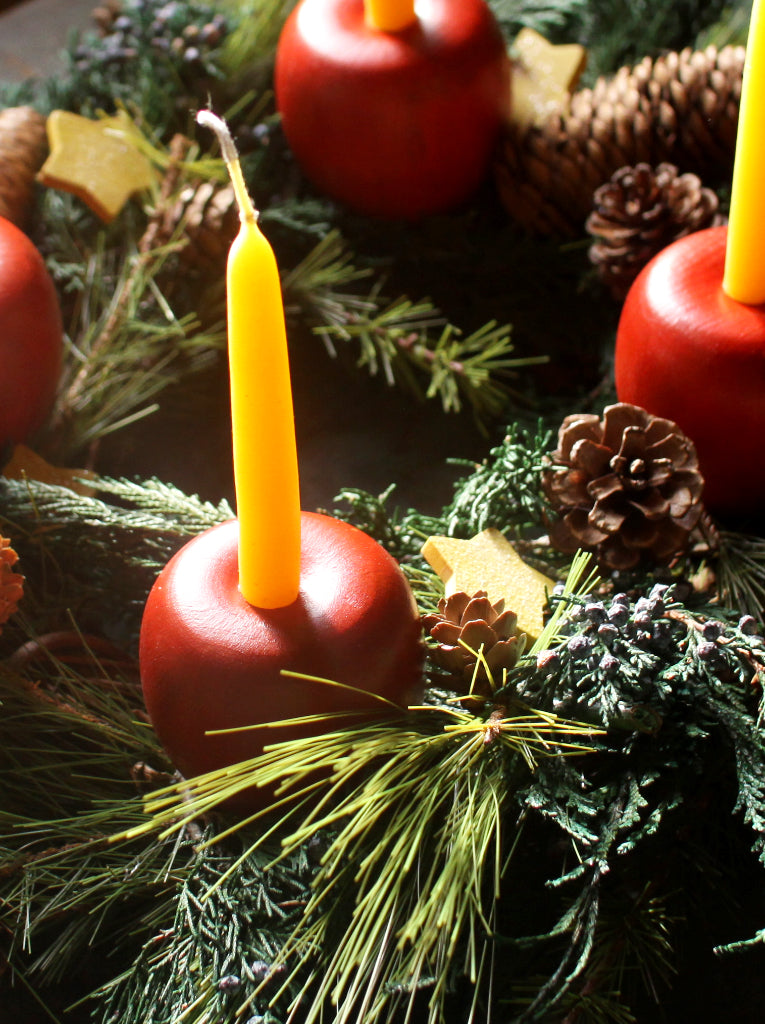 Make-It-Yourself Advent Apple Wreath Kit