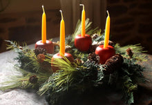 Load image into Gallery viewer, Advent Apple Wreath
