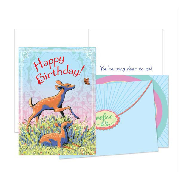 Dear Fawn Birthday Card